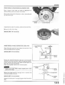1986-1987 Honda TRX350 FourTrax 4X4, 1987-1989 TRX350D Foreman 4X4 Service Manual, Page 192