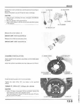 1986-1987 Honda TRX350 FourTrax 4X4, 1987-1989 TRX350D Foreman 4X4 Service Manual, Page 196
