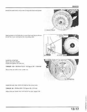 1986-1987 Honda TRX350 FourTrax 4X4, 1987-1989 TRX350D Foreman 4X4 Service Manual, Page 204