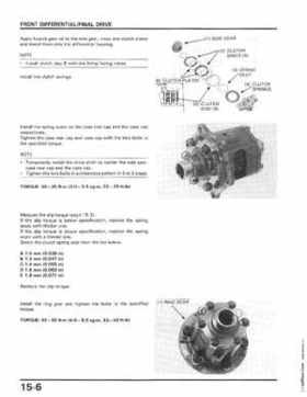 1986-1987 Honda TRX350 FourTrax 4X4, 1987-1989 TRX350D Foreman 4X4 Service Manual, Page 226