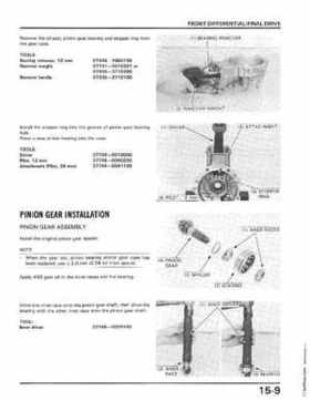 1986-1987 Honda TRX350 FourTrax 4X4, 1987-1989 TRX350D Foreman 4X4 Service Manual, Page 229