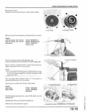 1986-1987 Honda TRX350 FourTrax 4X4, 1987-1989 TRX350D Foreman 4X4 Service Manual, Page 235