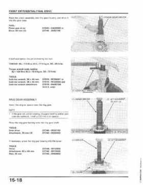 1986-1987 Honda TRX350 FourTrax 4X4, 1987-1989 TRX350D Foreman 4X4 Service Manual, Page 238