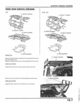 1986-1987 Honda TRX350 FourTrax 4X4, 1987-1989 TRX350D Foreman 4X4 Service Manual, Page 249