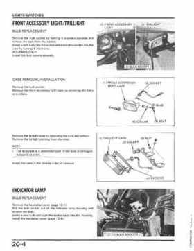 1986-1987 Honda TRX350 FourTrax 4X4, 1987-1989 TRX350D Foreman 4X4 Service Manual, Page 274