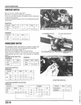 1986-1987 Honda TRX350 FourTrax 4X4, 1987-1989 TRX350D Foreman 4X4 Service Manual, Page 276
