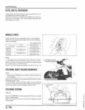 1986-1989 Honda TRX250 FourTrax 250R Service Manual, Page 34