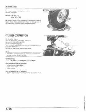 1986-1989 Honda TRX250 FourTrax 250R Service Manual, Page 36