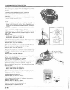 1986-1989 Honda TRX250 FourTrax 250R Service Manual, Page 65