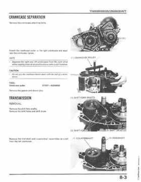 1986-1989 Honda TRX250 FourTrax 250R Service Manual, Page 98