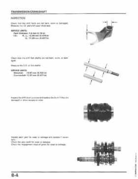 1986-1989 Honda TRX250 FourTrax 250R Service Manual, Page 99