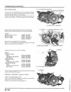 1986-1989 Honda TRX250 FourTrax 250R Service Manual, Page 105