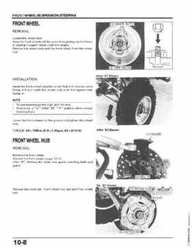 1986-1989 Honda TRX250 FourTrax 250R Service Manual, Page 126