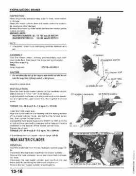 1986-1989 Honda TRX250 FourTrax 250R Service Manual, Page 192
