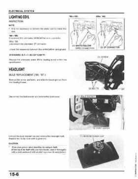 1986-1989 Honda TRX250 FourTrax 250R Service Manual, Page 206