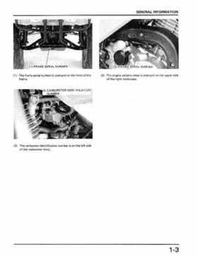 1988-1994 Honda TRX300 Fourtrax, 1988, 1990-1994 TRX300FW Fourtrax Service Manual, Page 6