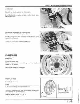 1988-1994 Honda TRX300 Fourtrax, 1988, 1990-1994 TRX300FW Fourtrax Service Manual, Page 181