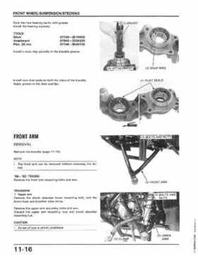 1988-1994 Honda TRX300 Fourtrax, 1988, 1990-1994 TRX300FW Fourtrax Service Manual, Page 188