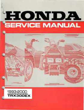 1993-2000 Honda TRX300EX Service Manual, Page 1