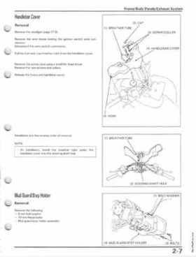1993-2000 Honda TRX300EX Service Manual, Page 37