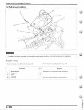 1993-2000 Honda TRX300EX Service Manual, Page 40