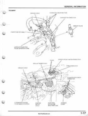1995-2000 Honda FourTrax 300 300FW TRX300 TRX300FW TRX service manual., Page 20
