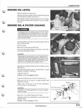 1995-2000 Honda FourTrax 300 300FW TRX300 TRX300FW TRX service manual., Page 26