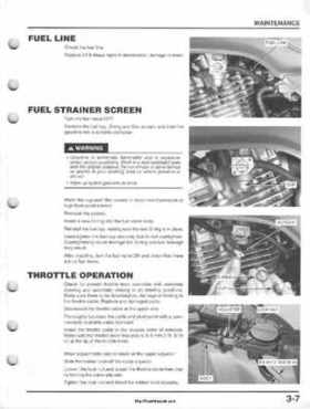 1995-2000 Honda FourTrax 300 300FW TRX300 TRX300FW TRX service manual., Page 36
