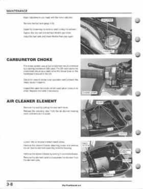 1995-2000 Honda FourTrax 300 300FW TRX300 TRX300FW TRX service manual., Page 37