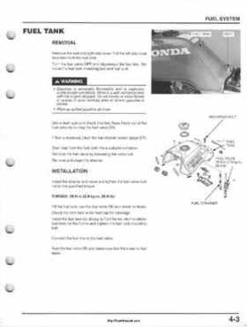 1995-2000 Honda FourTrax 300 300FW TRX300 TRX300FW TRX service manual., Page 52