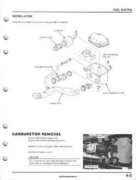 1995-2000 Honda FourTrax 300 300FW TRX300 TRX300FW TRX service manual., Page 54