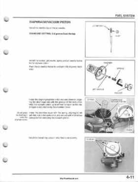 1995-2000 Honda FourTrax 300 300FW TRX300 TRX300FW TRX service manual., Page 60