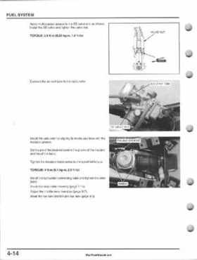 1995-2000 Honda FourTrax 300 300FW TRX300 TRX300FW TRX service manual., Page 63