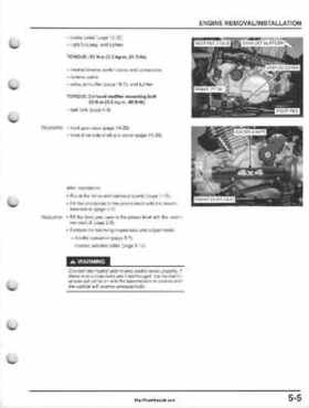 1995-2000 Honda FourTrax 300 300FW TRX300 TRX300FW TRX service manual., Page 72