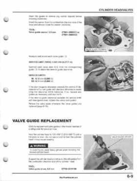 1995-2000 Honda FourTrax 300 300FW TRX300 TRX300FW TRX service manual., Page 82