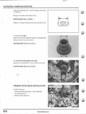 1995-2000 Honda FourTrax 300 300FW TRX300 TRX300FW TRX service manual., Page 109