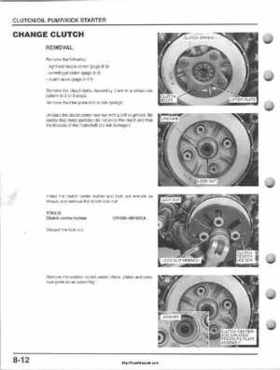1995-2000 Honda FourTrax 300 300FW TRX300 TRX300FW TRX service manual., Page 113