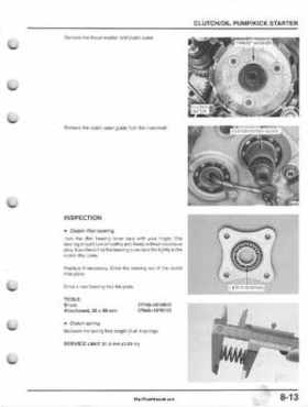 1995-2000 Honda FourTrax 300 300FW TRX300 TRX300FW TRX service manual., Page 114