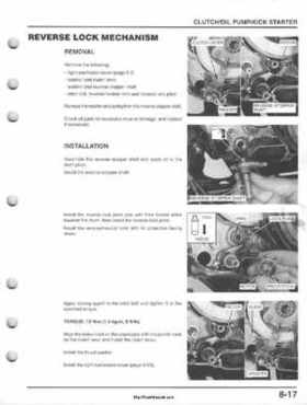1995-2000 Honda FourTrax 300 300FW TRX300 TRX300FW TRX service manual., Page 118