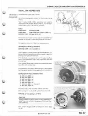 1995-2000 Honda FourTrax 300 300FW TRX300 TRX300FW TRX service manual., Page 160