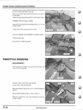 1995-2000 Honda FourTrax 300 300FW TRX300 TRX300FW TRX service manual., Page 177