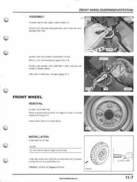 1995-2000 Honda FourTrax 300 300FW TRX300 TRX300FW TRX service manual., Page 178
