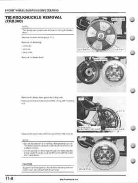 1995-2000 Honda FourTrax 300 300FW TRX300 TRX300FW TRX service manual., Page 179