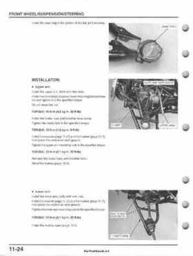 1995-2000 Honda FourTrax 300 300FW TRX300 TRX300FW TRX service manual., Page 195
