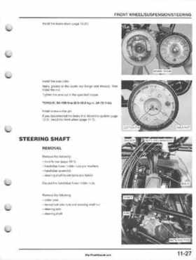1995-2000 Honda FourTrax 300 300FW TRX300 TRX300FW TRX service manual., Page 198