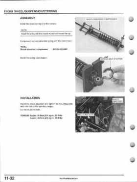 1995-2000 Honda FourTrax 300 300FW TRX300 TRX300FW TRX service manual., Page 203