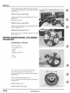1995-2000 Honda FourTrax 300 300FW TRX300 TRX300FW TRX service manual., Page 213