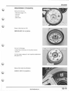 1995-2000 Honda FourTrax 300 300FW TRX300 TRX300FW TRX service manual., Page 216