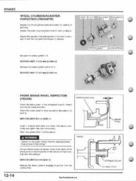 1995-2000 Honda FourTrax 300 300FW TRX300 TRX300FW TRX service manual., Page 219