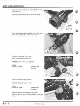 1995-2000 Honda FourTrax 300 300FW TRX300 TRX300FW TRX service manual., Page 249